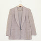 Silver Tweed Boyfriend Blazer