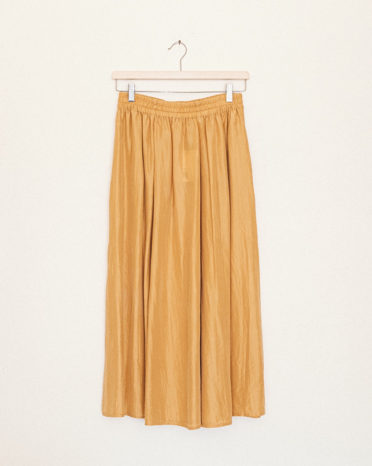 Golden Silk Skirt