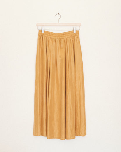 Golden Silk Skirt