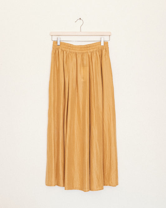 Golden Silk Skirt