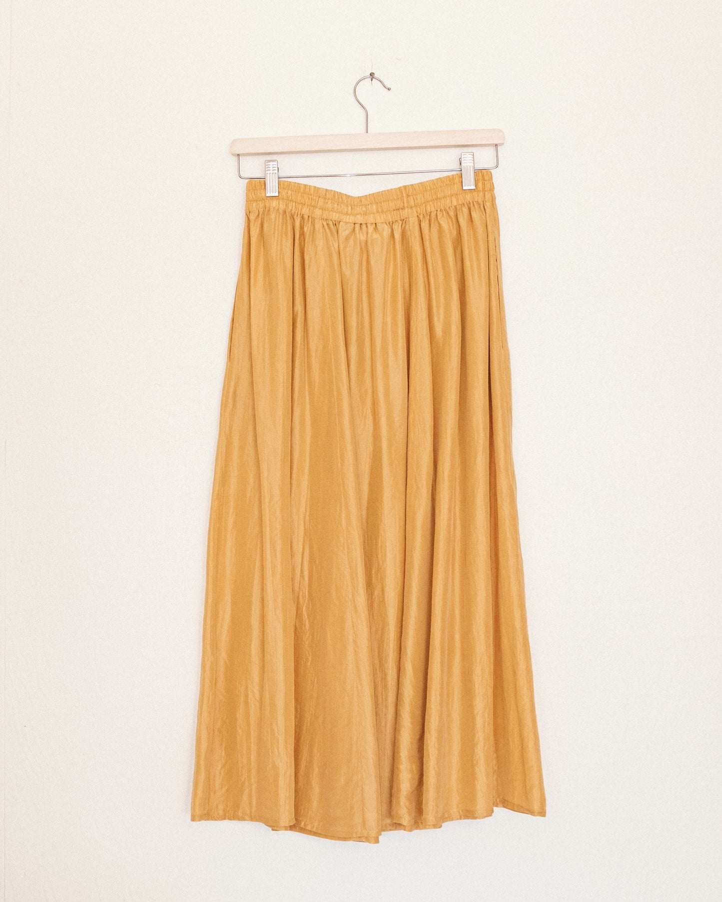 Golden Silk Skirt
