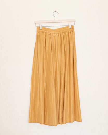 Golden Silk Skirt