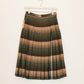 Reversible Plaid Wool Skirt