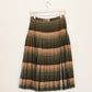 Reversible Plaid Wool Skirt