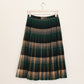 Reversible Plaid Wool Skirt