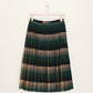 Reversible Plaid Wool Skirt