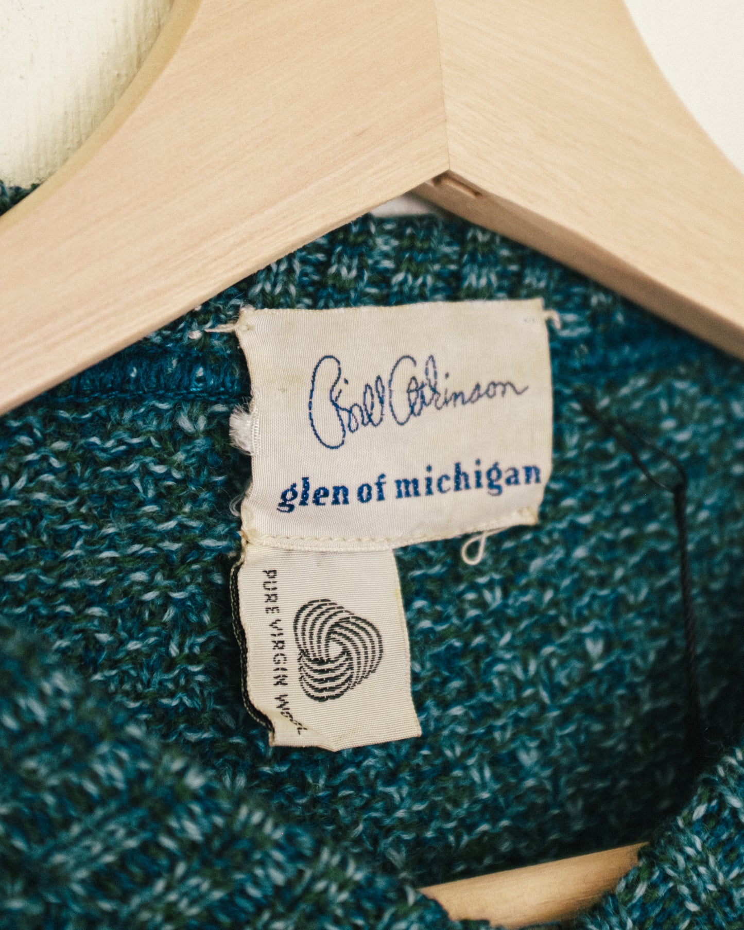 Marled Wool Cardigan