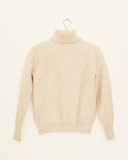 Scottish Wool Sweater - Oatmeal