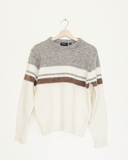 Fuzzy Stripe Sweater