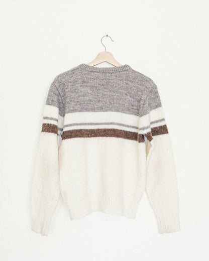 Fuzzy Stripe Sweater