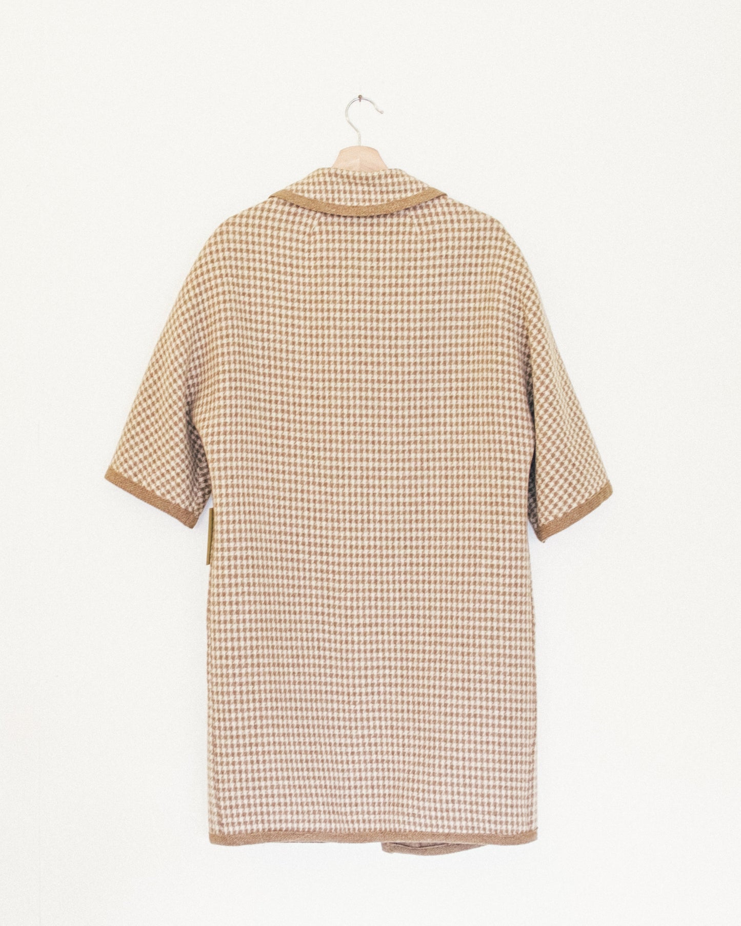 Reversible Houndstooth Wool Jacket