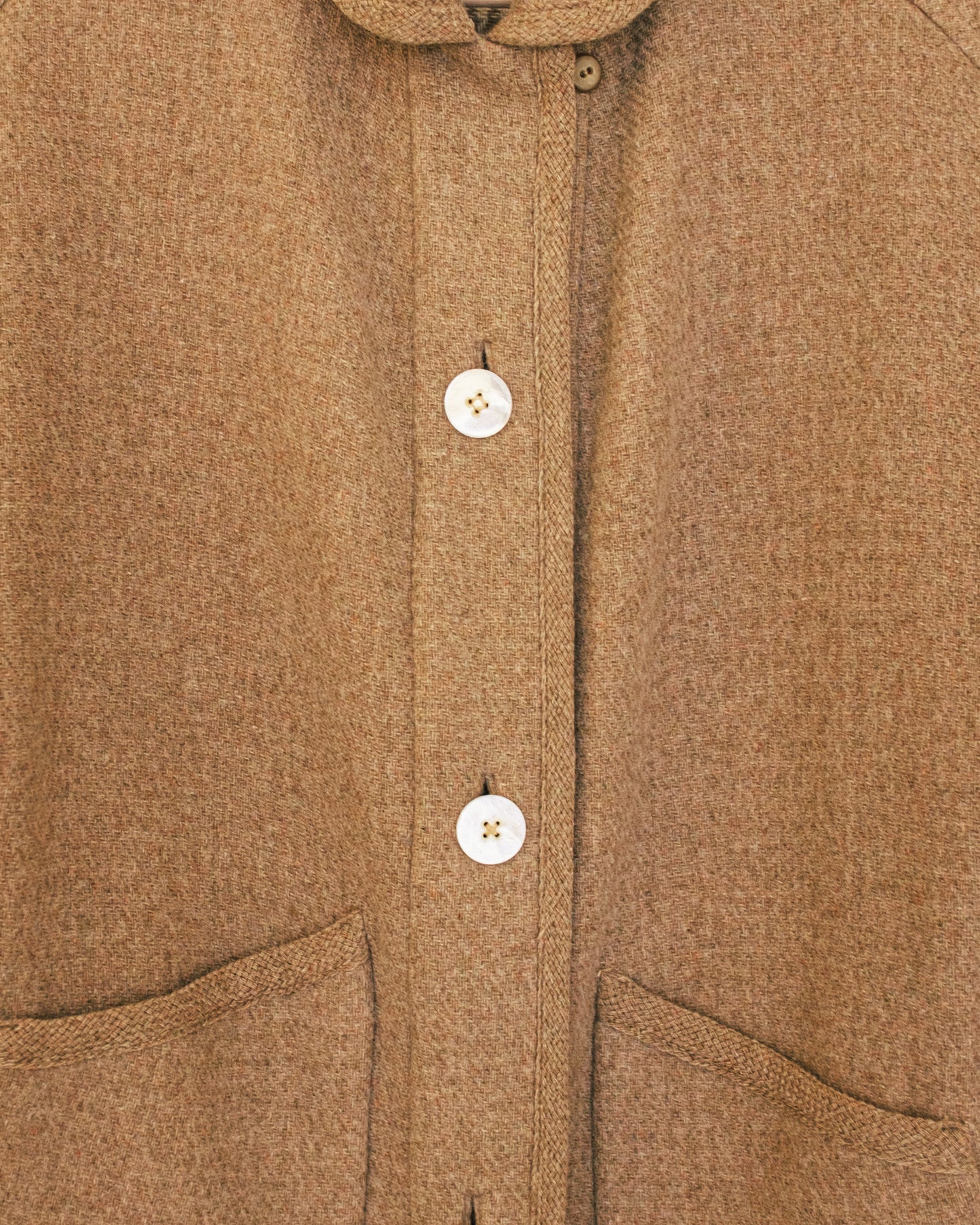 Reversible Houndstooth Wool Jacket