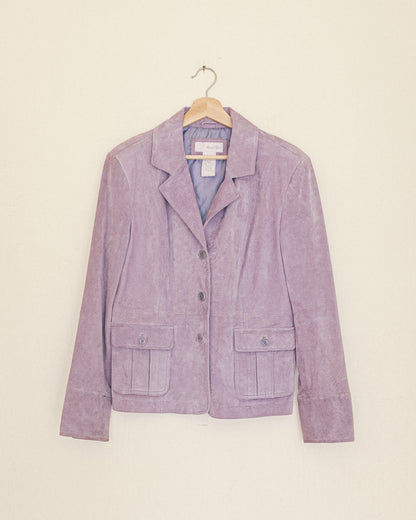 Lavender Suede Jacket