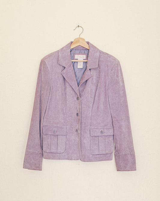 Lavender Suede Jacket