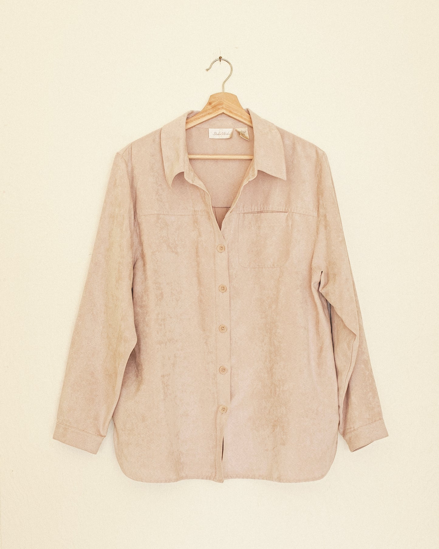 Oat Microsuede Shirt