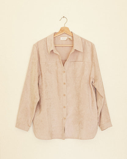 Oat Microsuede Shirt