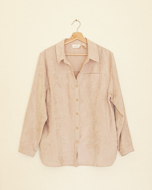 Oat Microsuede Shirt