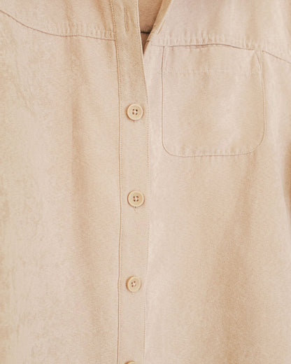 Oat Microsuede Shirt