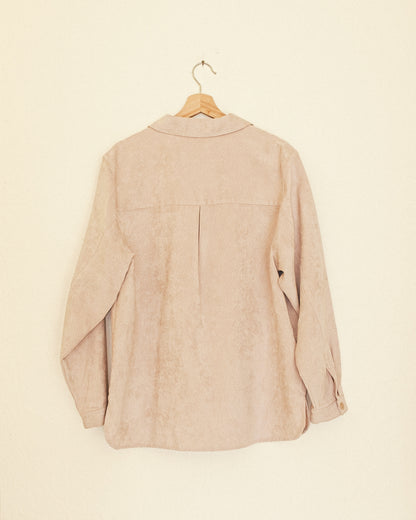 Oat Microsuede Shirt