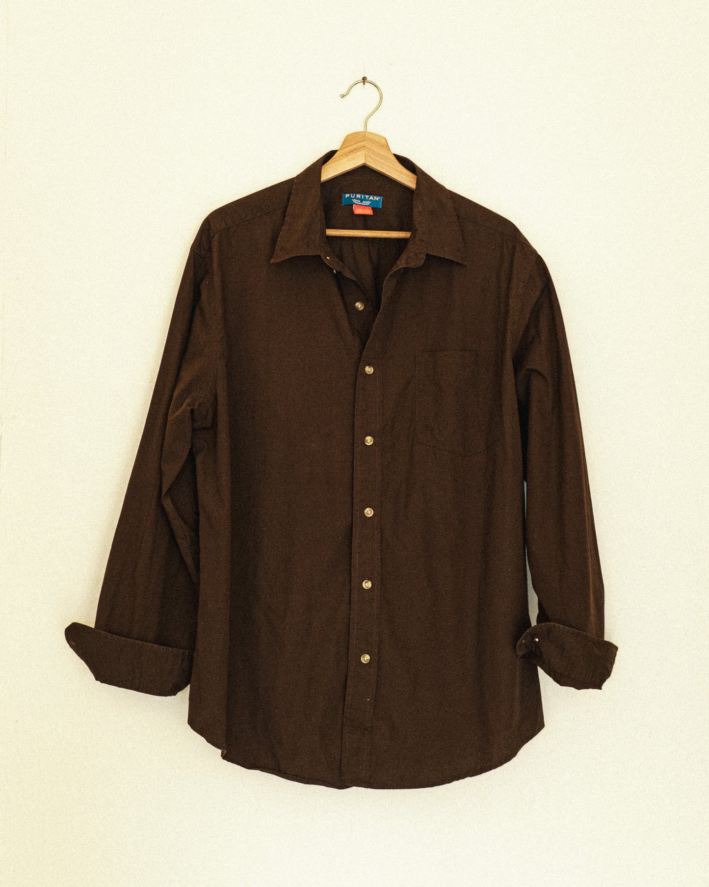 Boyfriend Button Up - Cocoa