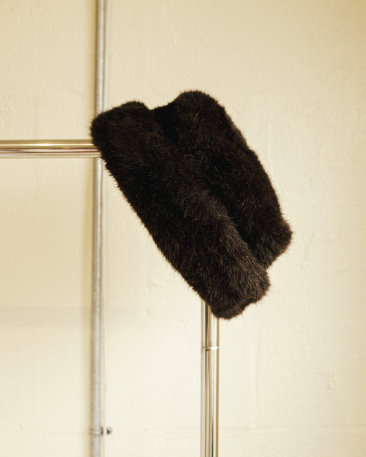 Faux Fur Hat - Cocoa