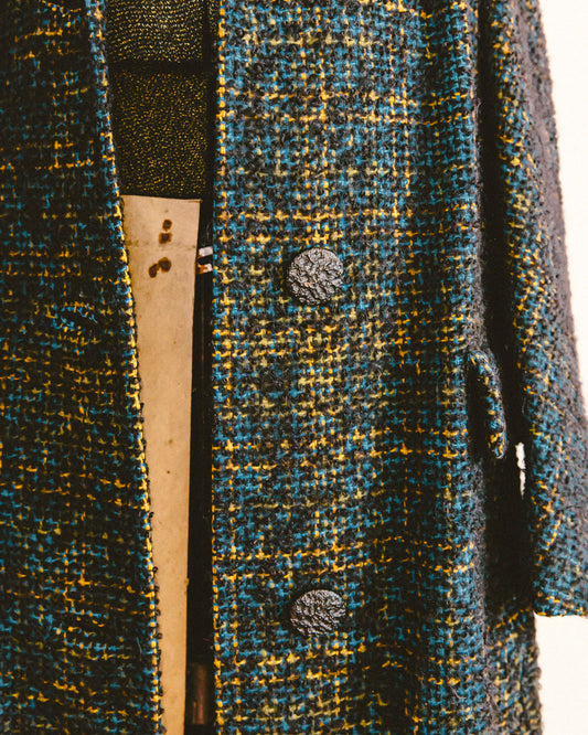 60's Mod Tweed Coat