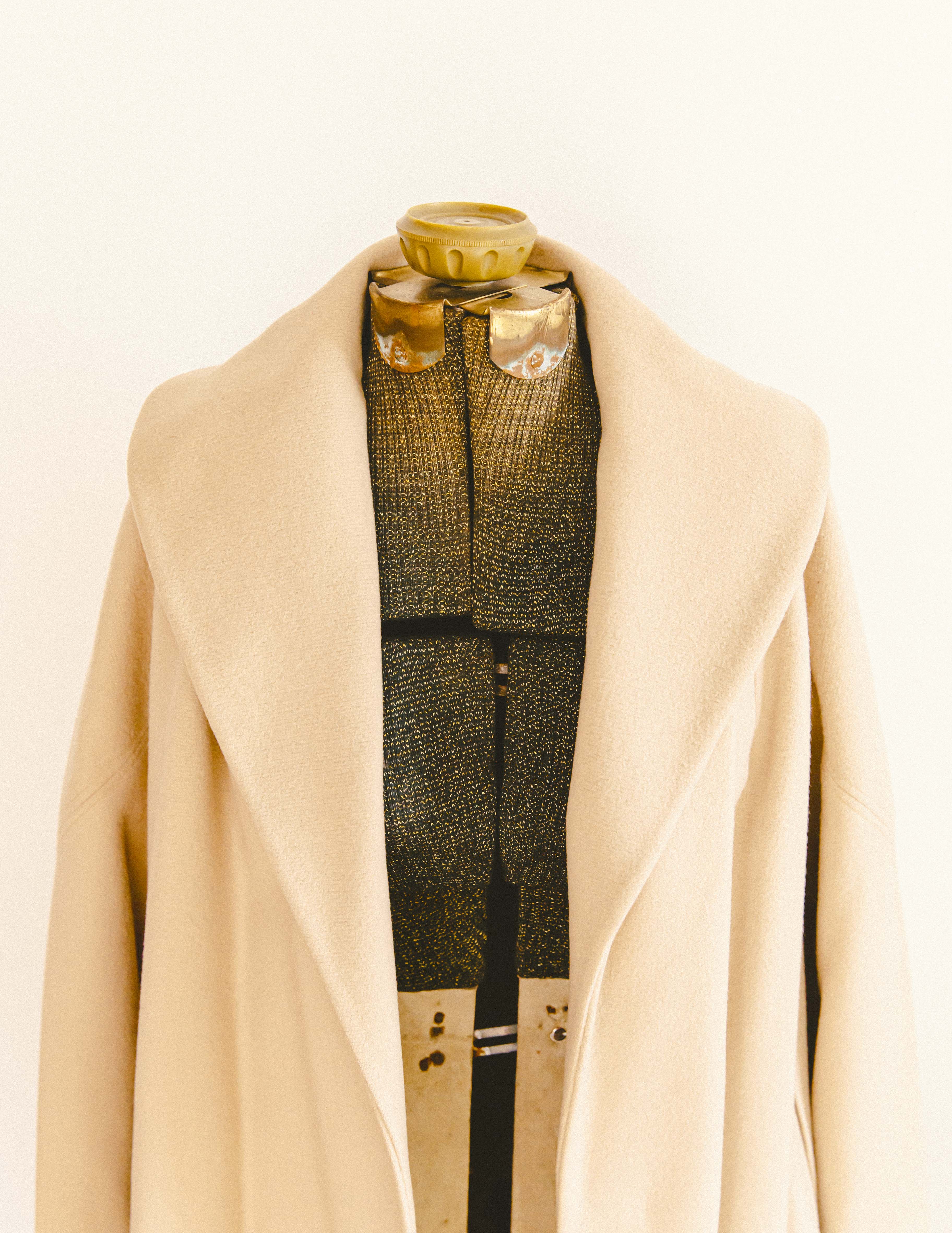 Tan maxi outlet coat