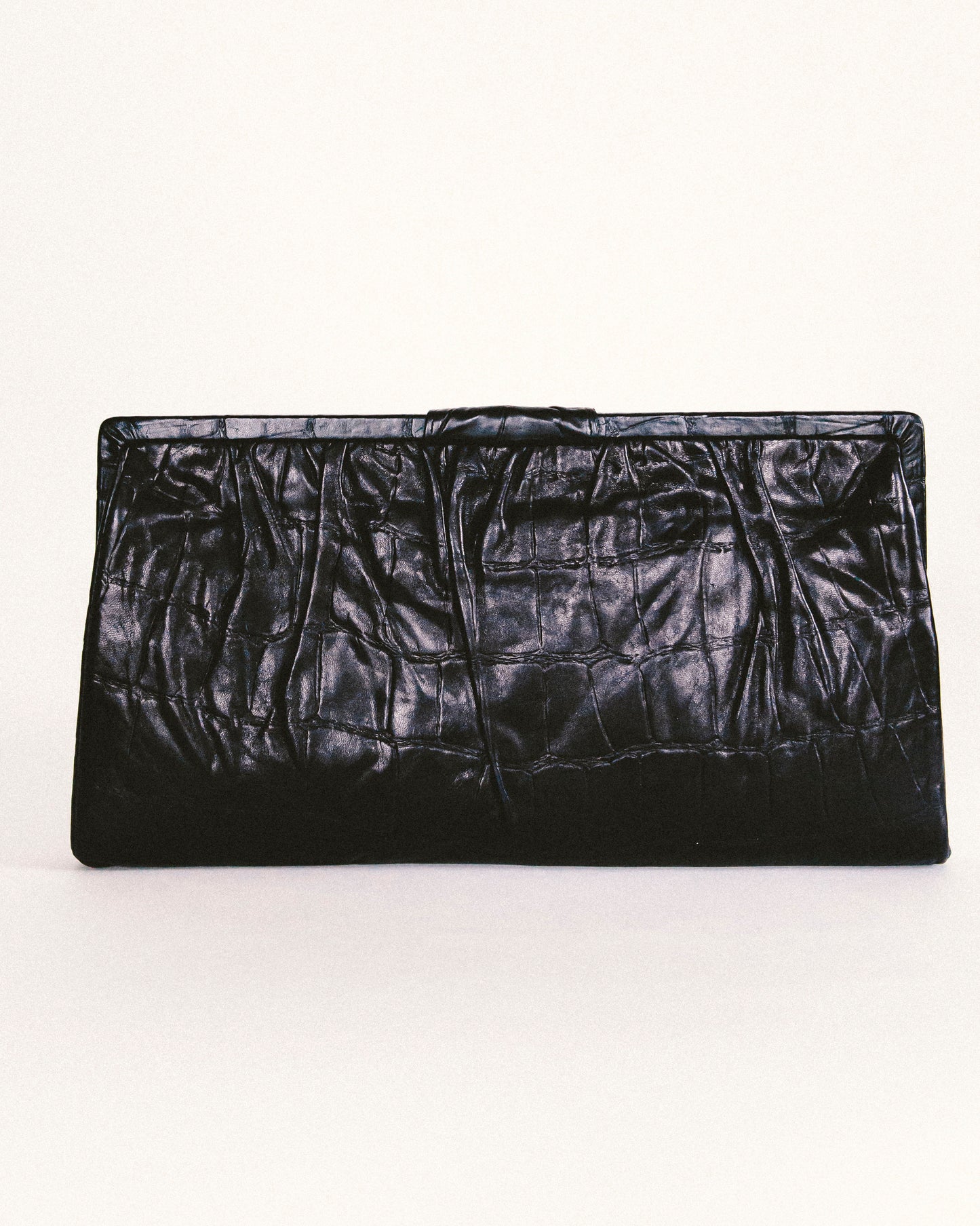 Oversized Leather Clutch