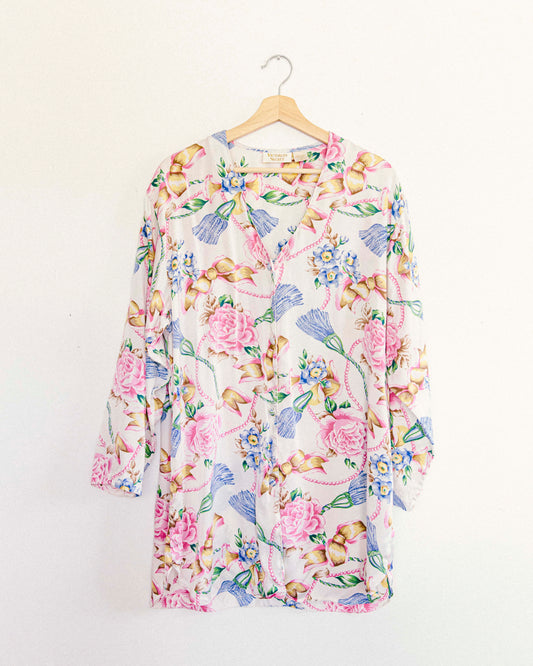 Tunique de jardin en soie