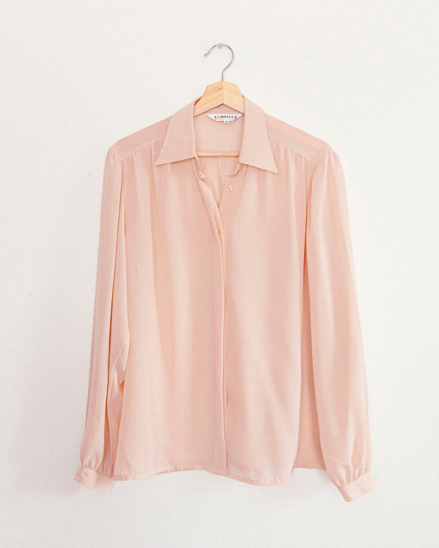 Rosy Sheer Button Up