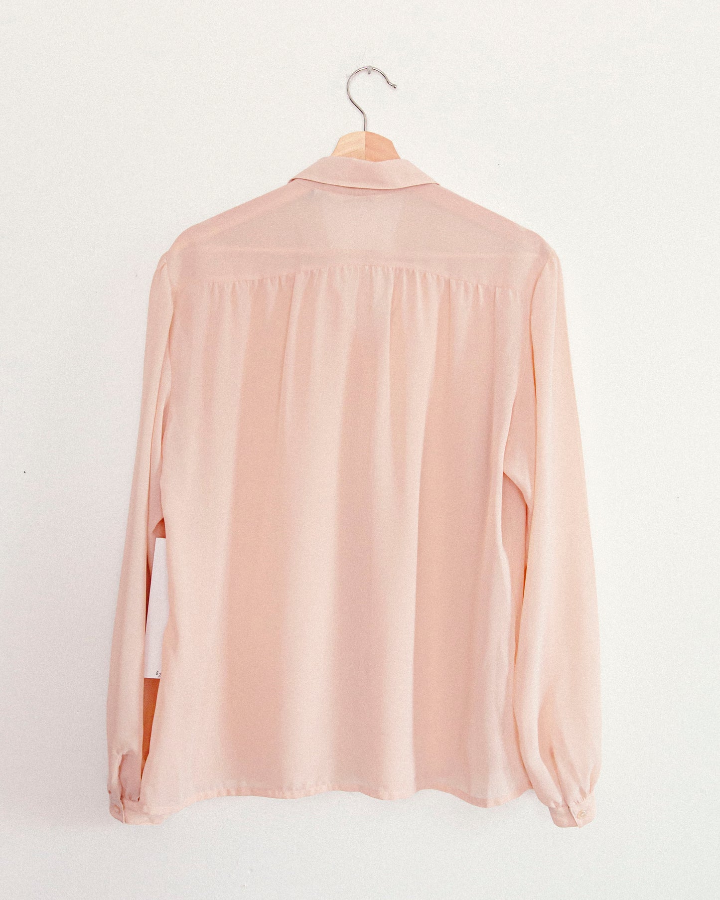 Rosy Sheer Button Up