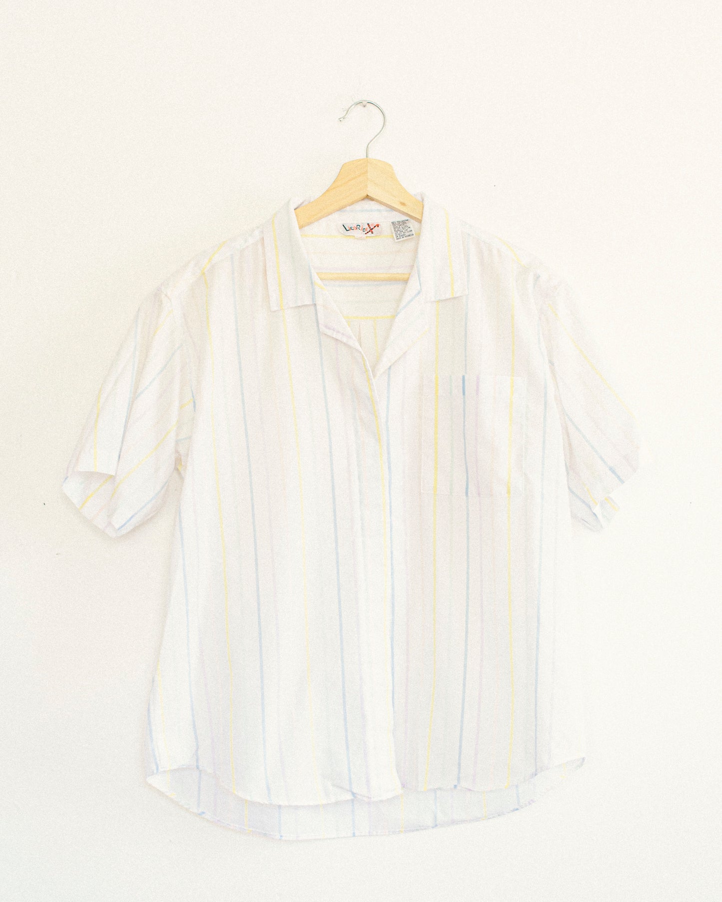 Pastel Stripe Button Up