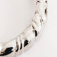 Silver Twist Collar Necklace