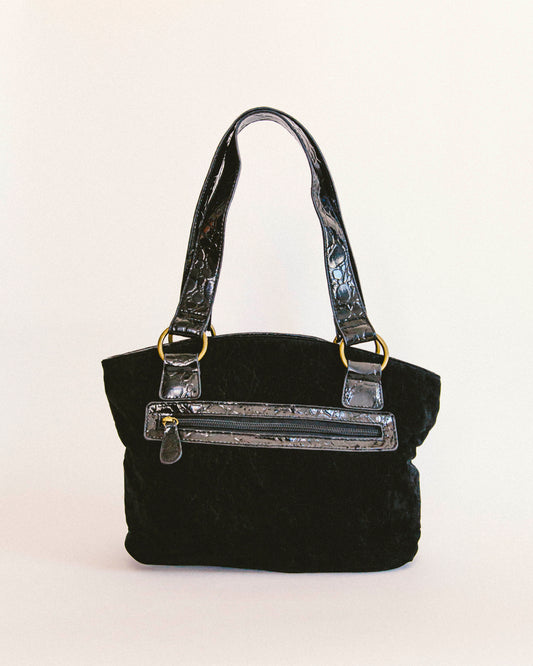 Velvet Belt Shoulder Bag