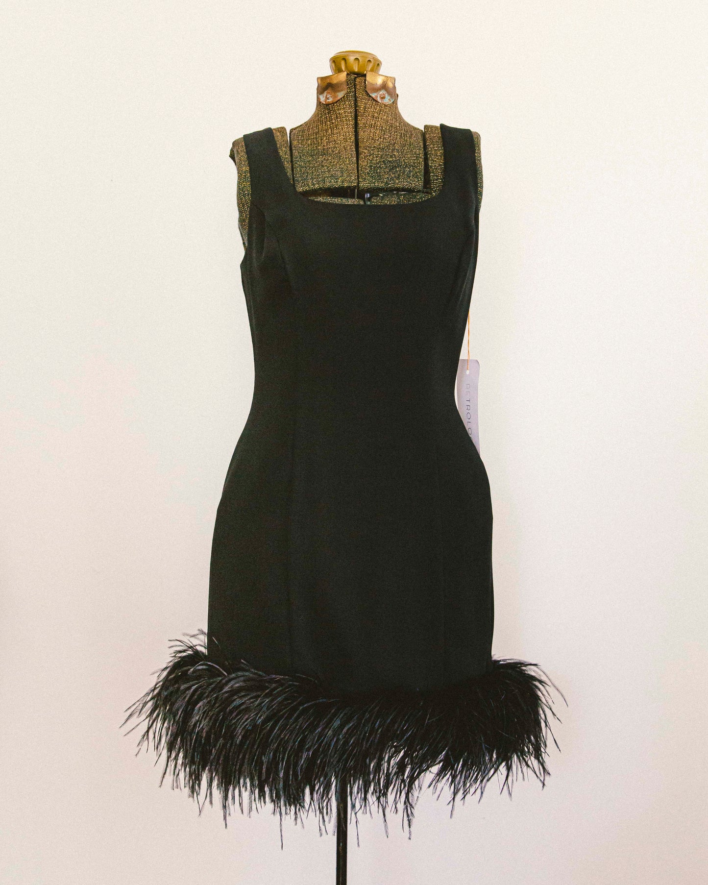 Feather Flounce Dress