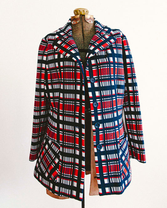 70's Plaid Jacket