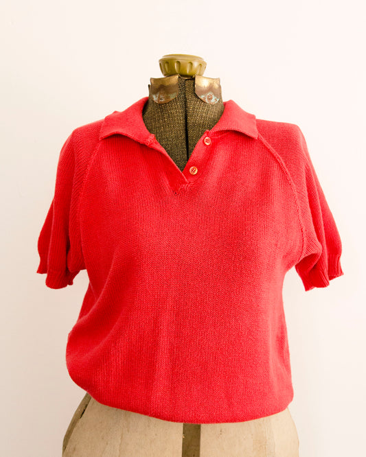 Red Polo Sweater