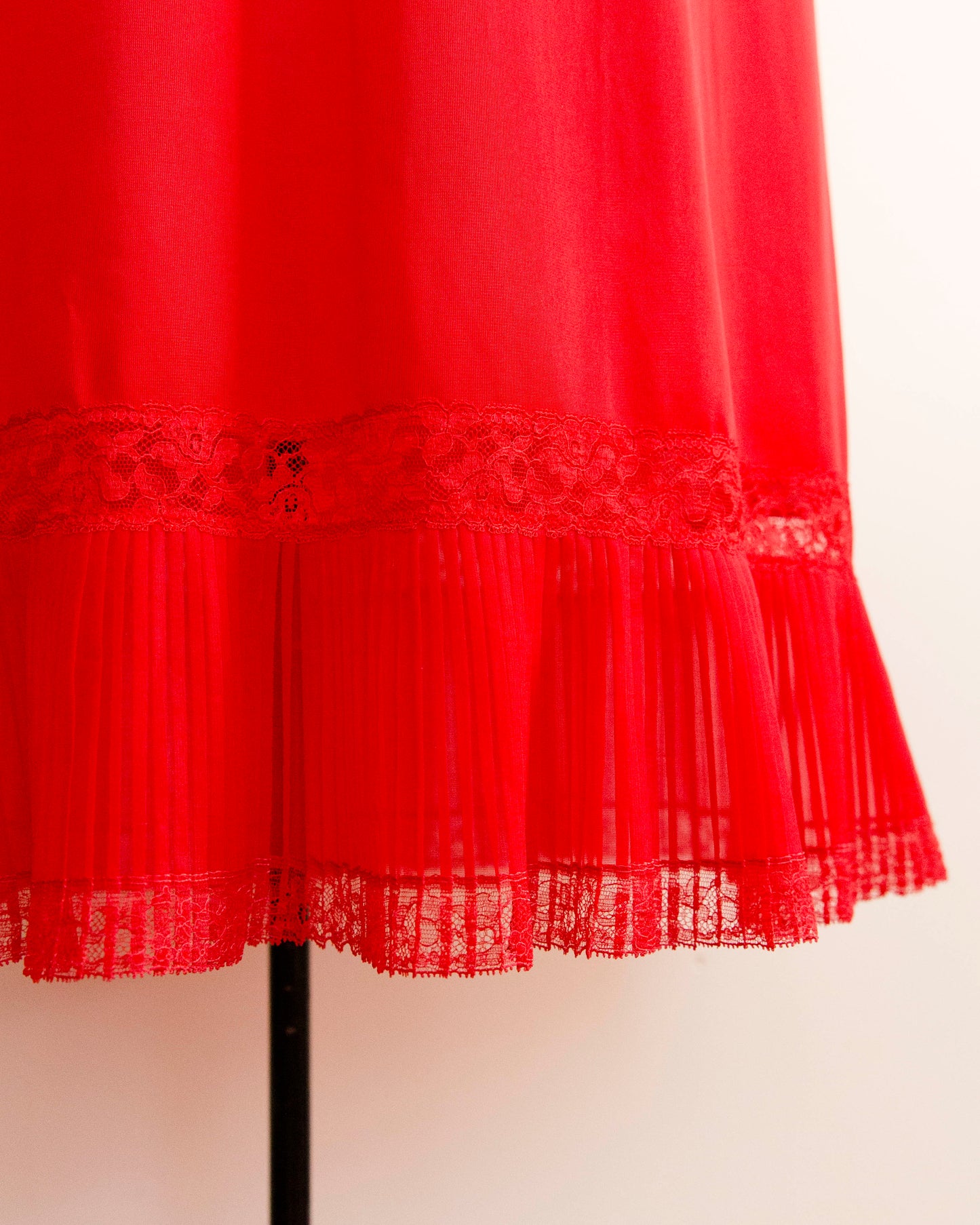 Vestido lencero rojo
