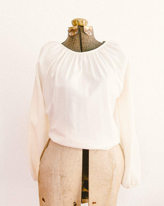 70's Pleated Top