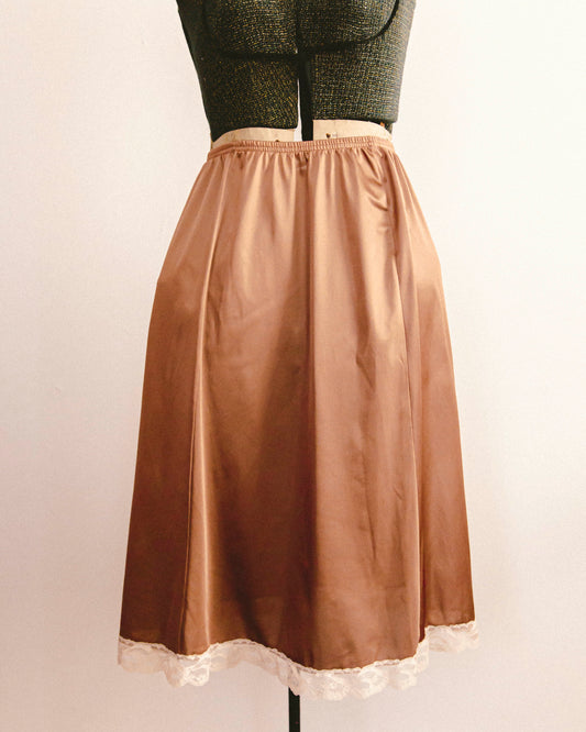 Cocoa Slip Skirt