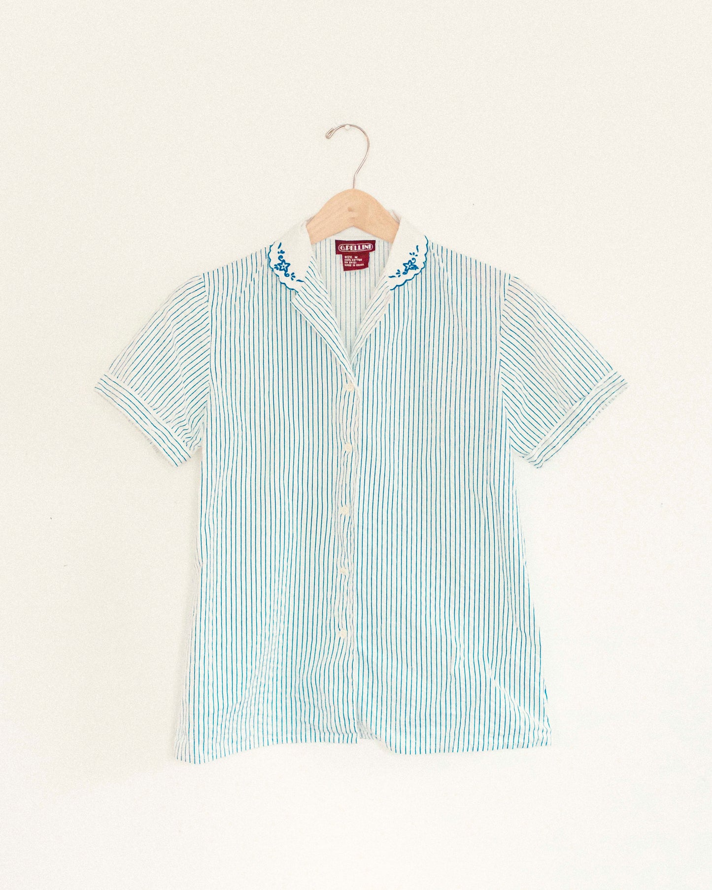 Sea Star Embroidered Button Up