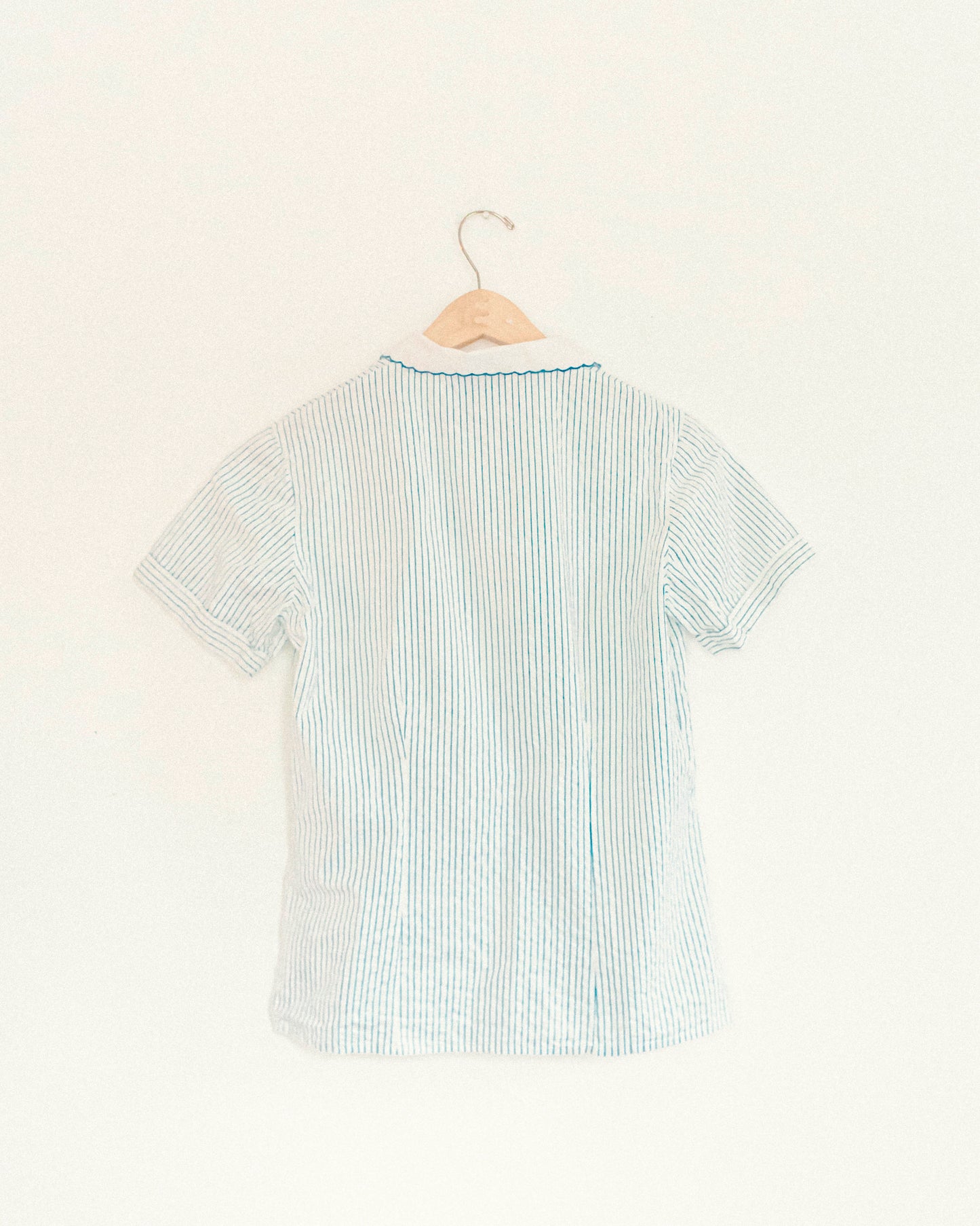 Sea Star Embroidered Button Up