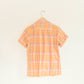 Tangerine Plaid Button Up