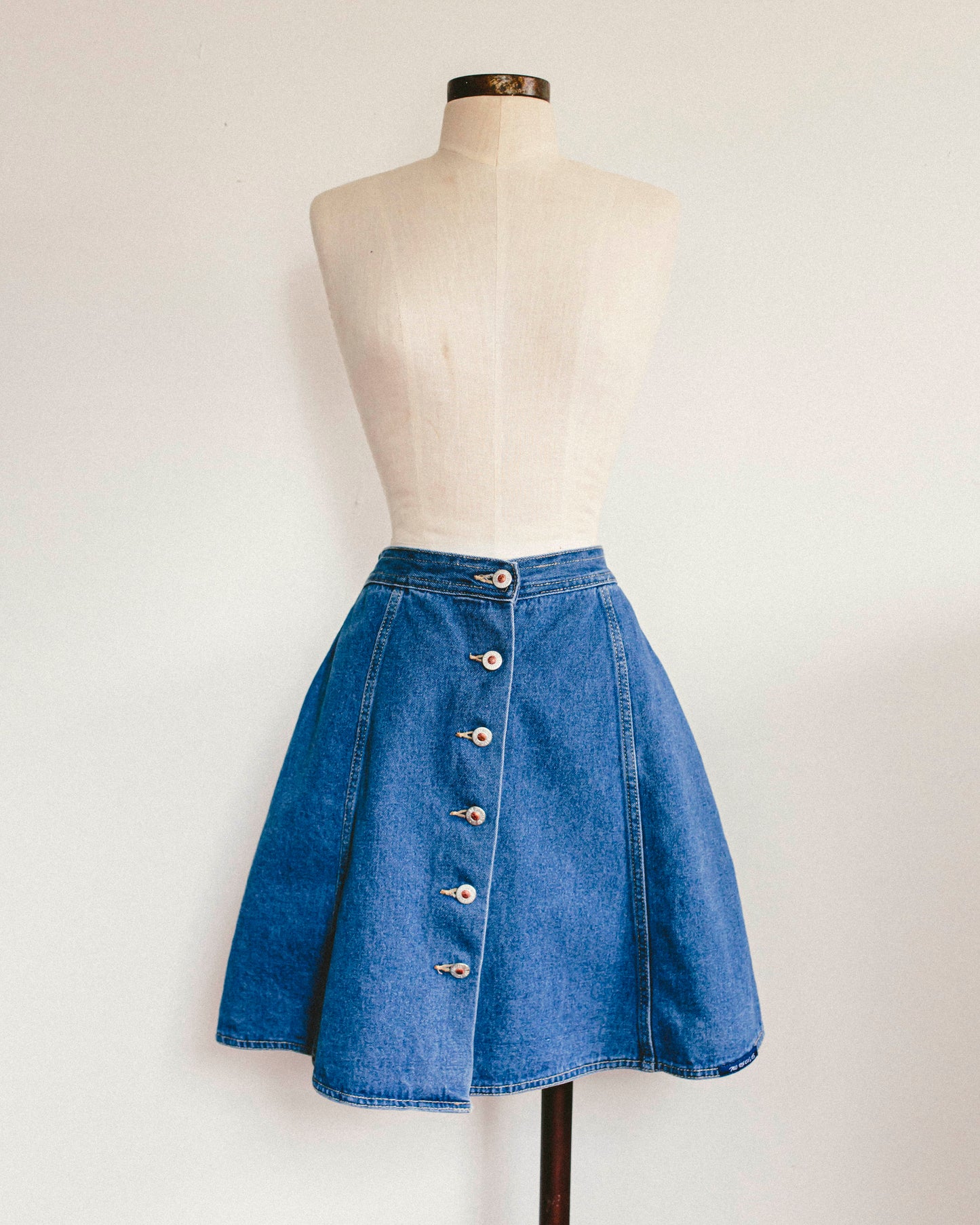 Denim Skater Skirt