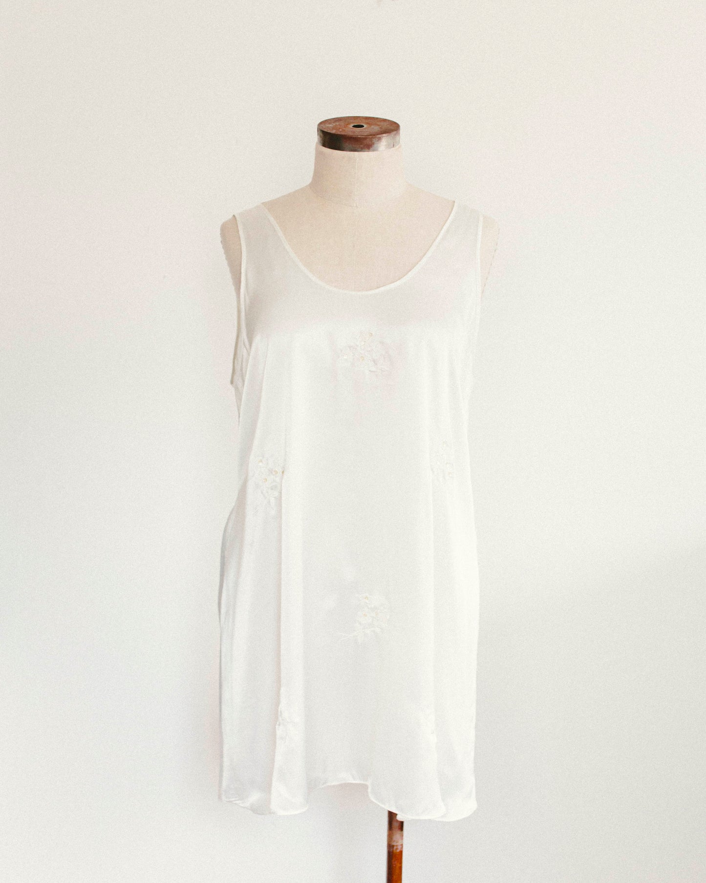 Creme Slip Dress