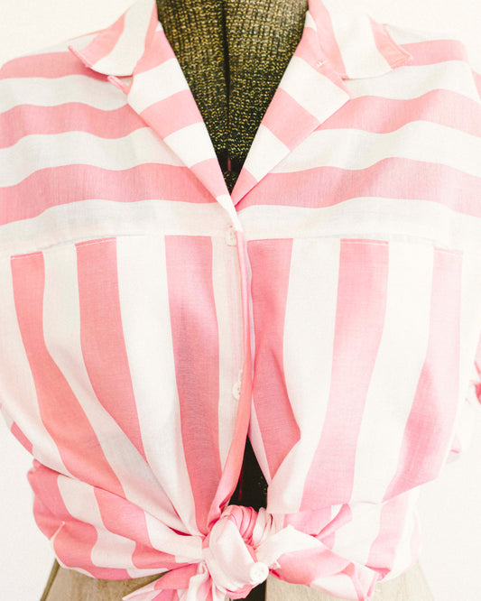 Pinkie Button Up