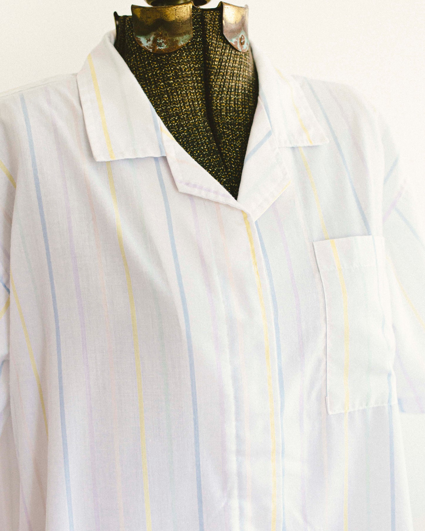 Pastel Stripe Button Up