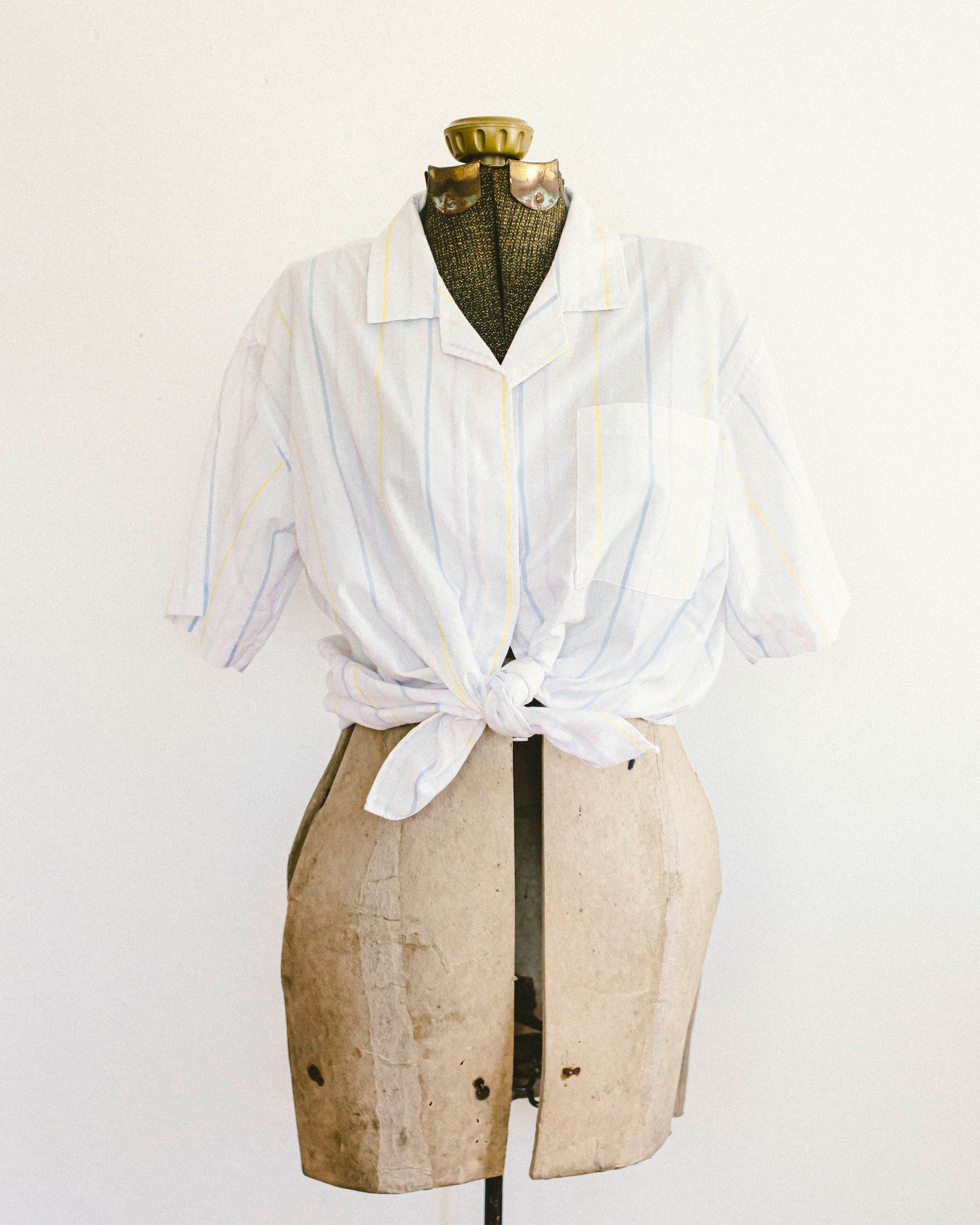 Pastel Stripe Button Up