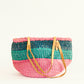 Woven Market Tote - Pink