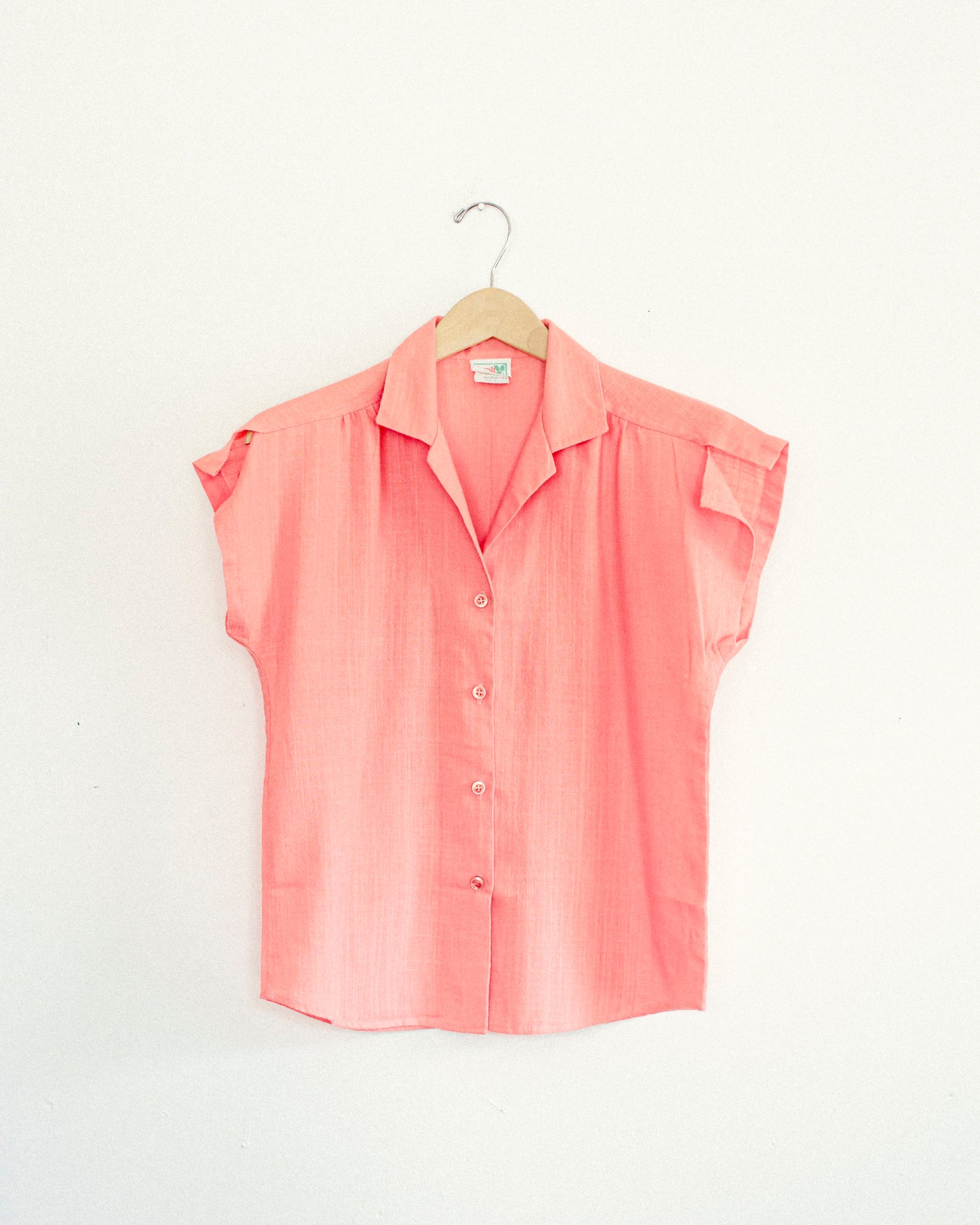 Grapefruit Button Up